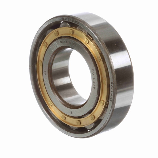 Rollway Cylindrical Bearing - Caged Roller - Straight Bore - Unsealed N 313 EM C3 - main